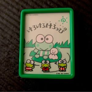 Vintage Sanrio Keroppi Plastic Picture Frame